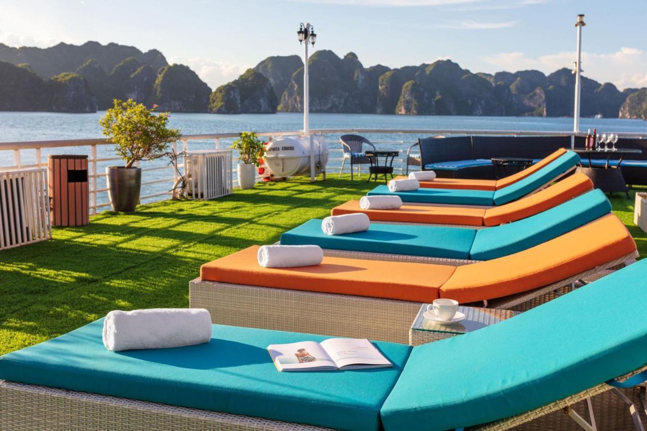فندق ها لونغفي  Amanda Luxury Cruise Lan Ha Bay المظهر الخارجي الصورة