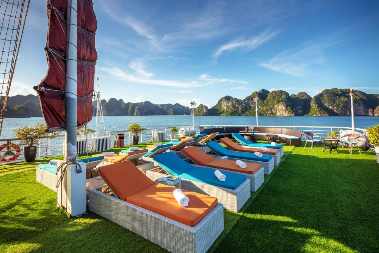 فندق ها لونغفي  Amanda Luxury Cruise Lan Ha Bay المظهر الخارجي الصورة